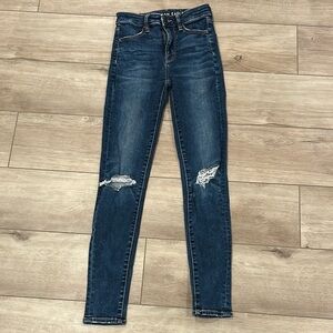 American Eagle Super Hi Rise Jeggings Jeans